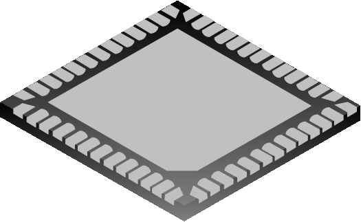 QFN-52-6×6×0.75-0.4（单基岛）
